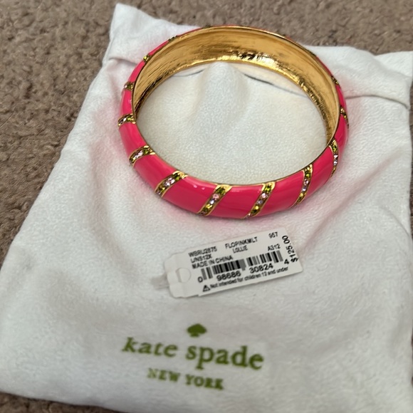 NEW!!  Kate Spade Lollie Multi Enamel Pave Bracelet - Picture 2 of 4
